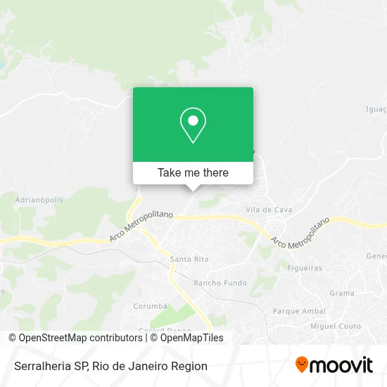 Serralheria SP map