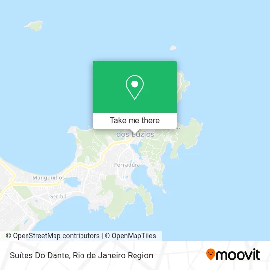 Suítes Do Dante map