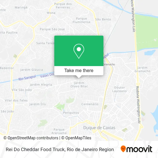 Rei Do Cheddar Food Truck map