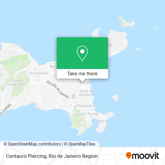 Centauro Piercing map