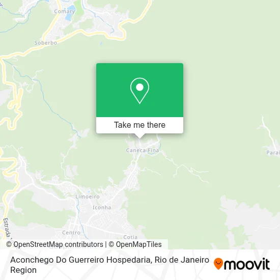 Aconchego Do Guerreiro Hospedaria map