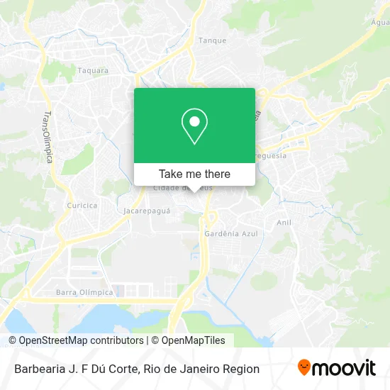 Barbearia J. F Dú Corte map