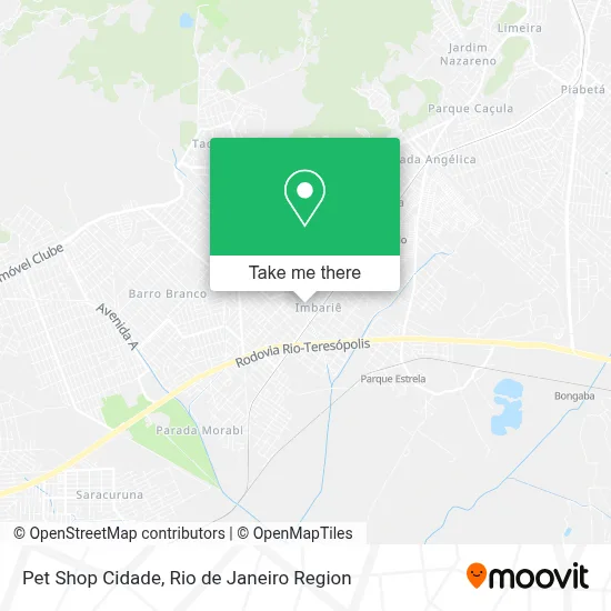 Pet Shop Cidade map