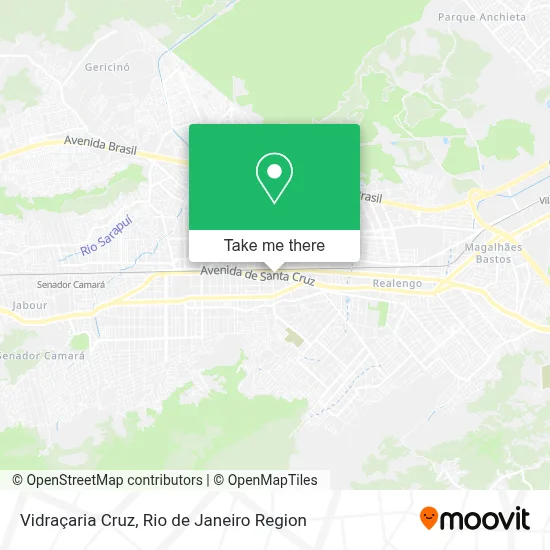 Vidraçaria Cruz map