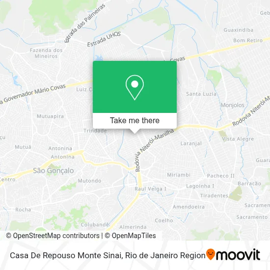 Casa De Repouso Monte Sinai map