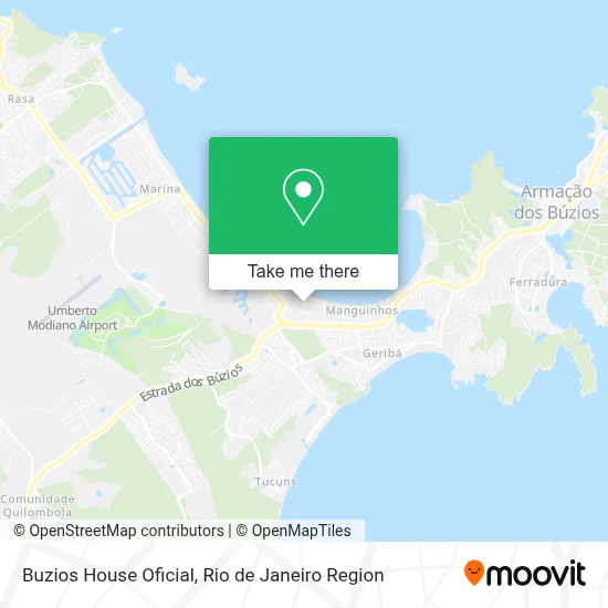 Buzios House Oficial map