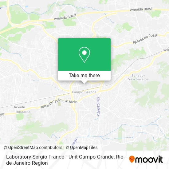 Laboratory Sergio Franco - Unit Campo Grande map