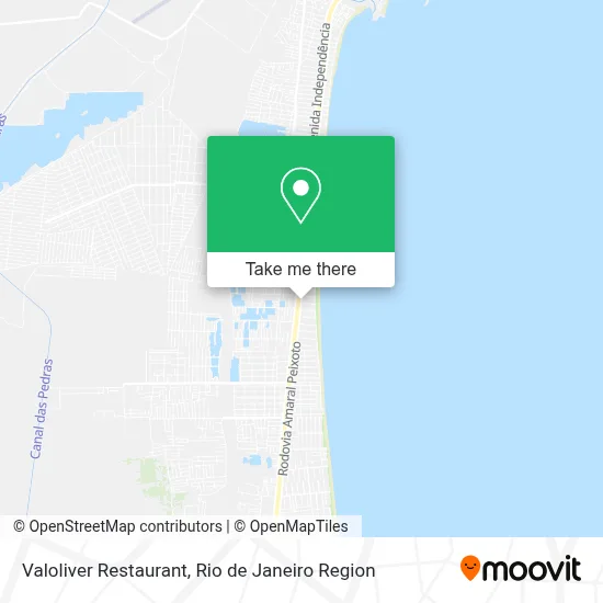 Valoliver Restaurant map