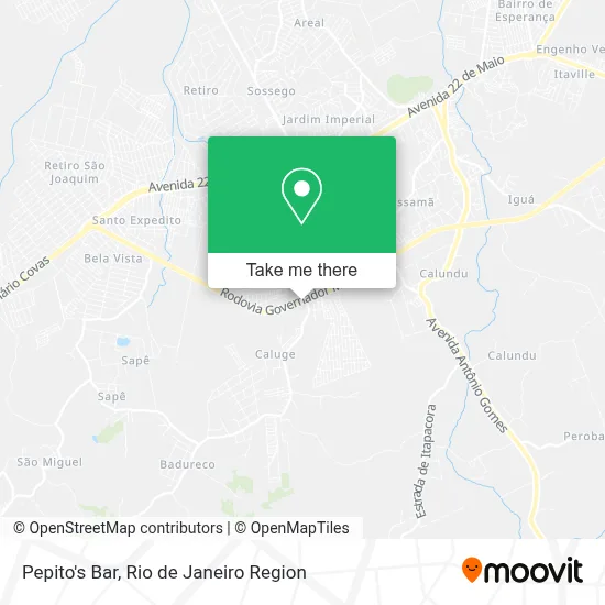 Pepito's Bar map