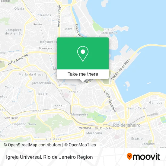 Igreja Universal map