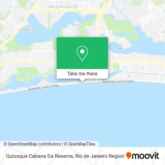Quiosque Cabana Da Reserva map