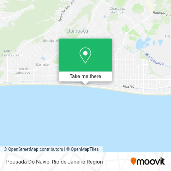 Pousada Do Navio map