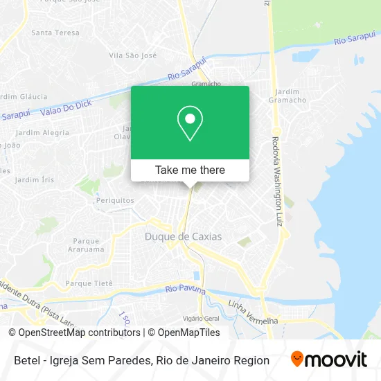 Betel - Igreja Sem Paredes map