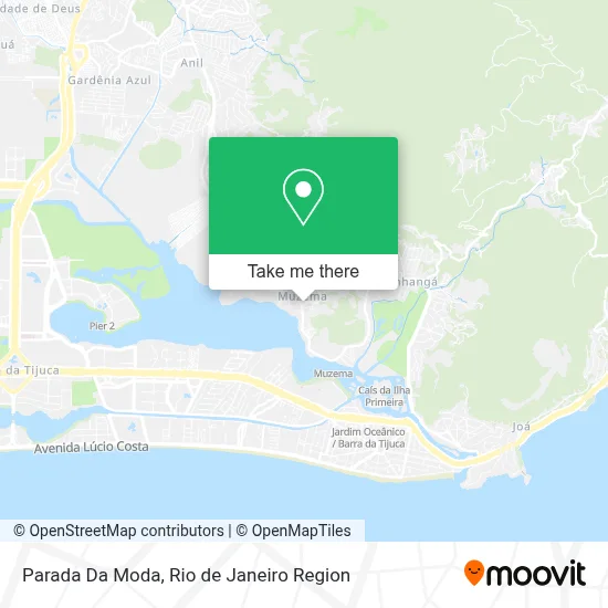 Parada Da Moda map