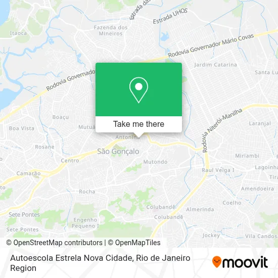 Autoescola Estrela Nova Cidade map