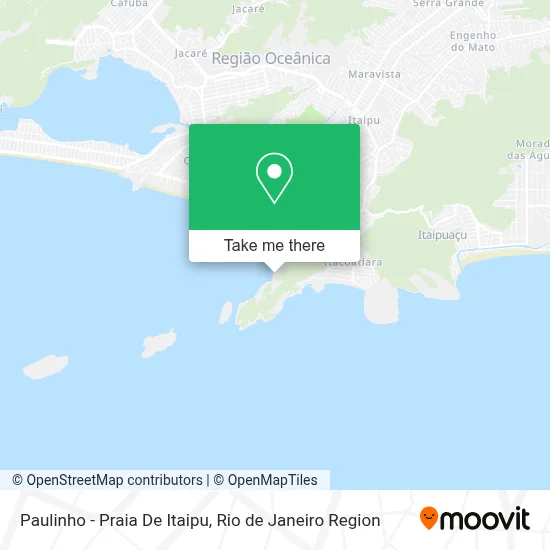 Paulinho - Praia De Itaipu map