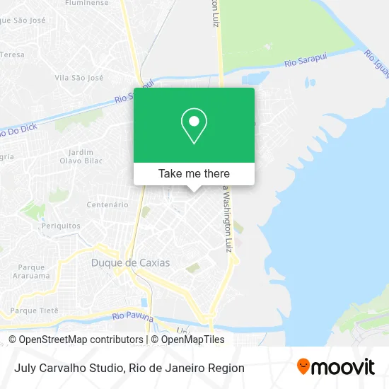 July Carvalho Studio map