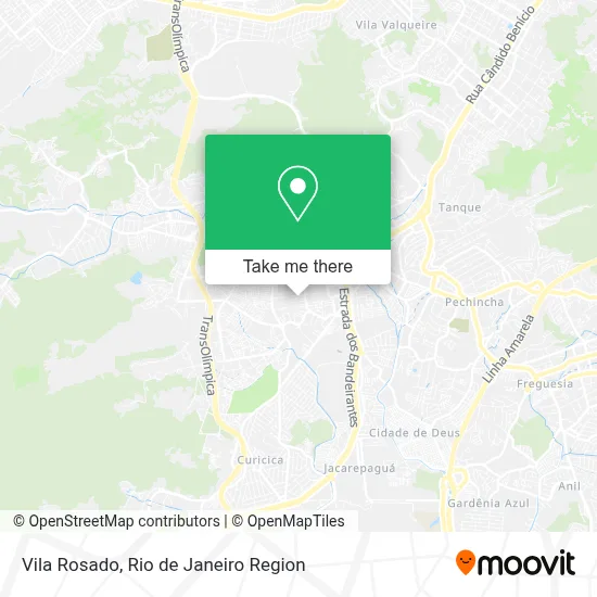 Vila Rosado map