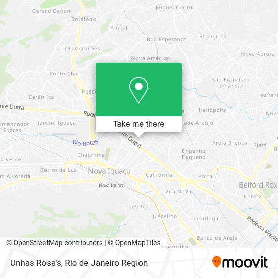 Unhas Rosa's map