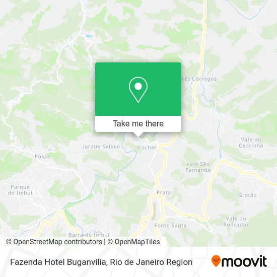 Fazenda Hotel Buganvilia map