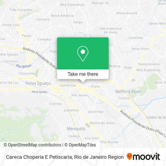 Careca Choperia E Petiscaria map