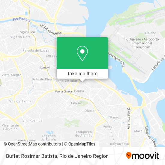 Buffet Rosimar Batista map