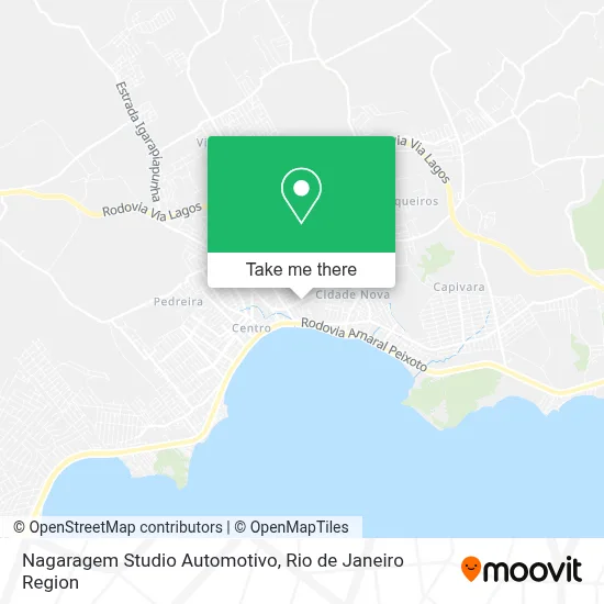Nagaragem Studio Automotivo map