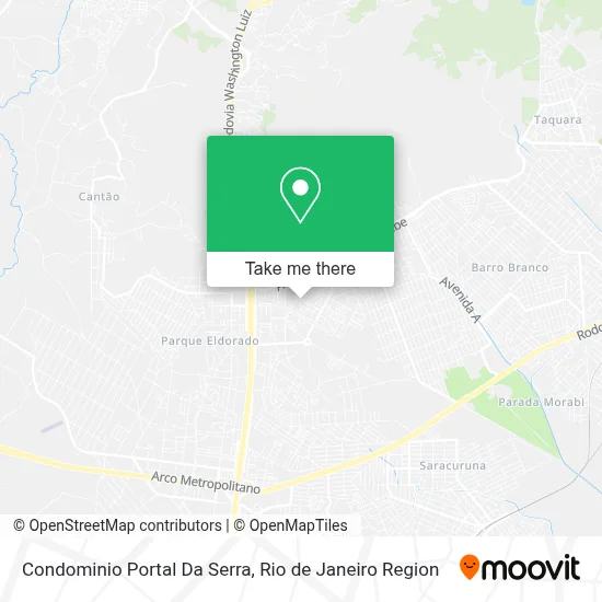 Condominio Portal Da Serra map