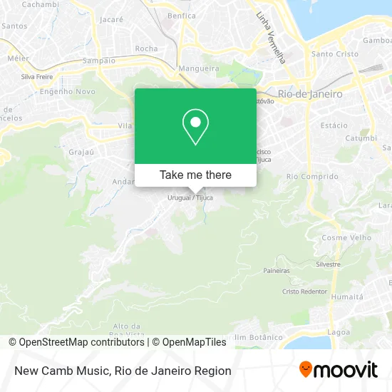 New Camb Music map