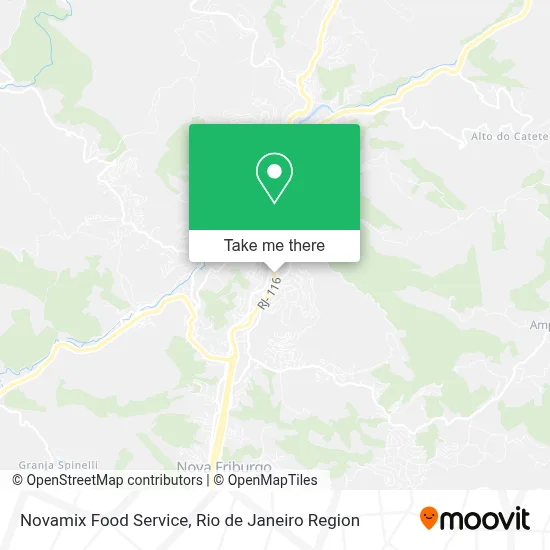 Novamix Food Service map