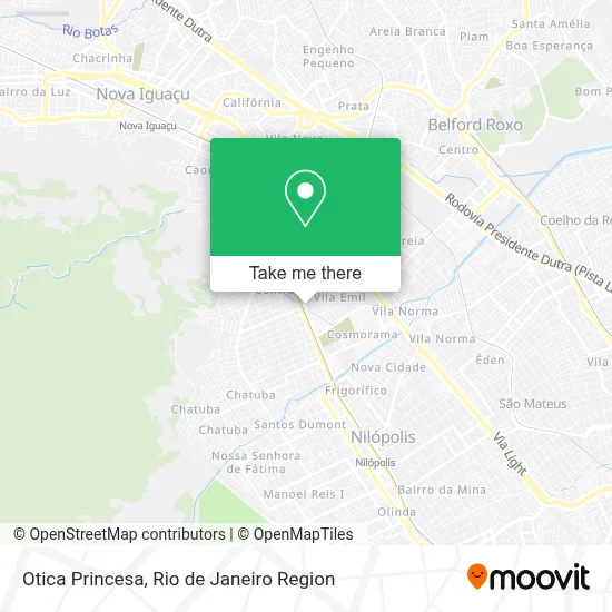 Otica Princesa map