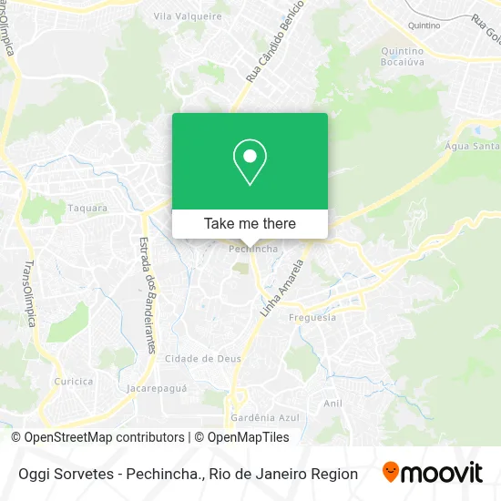 Oggi Sorvetes - Pechincha. map