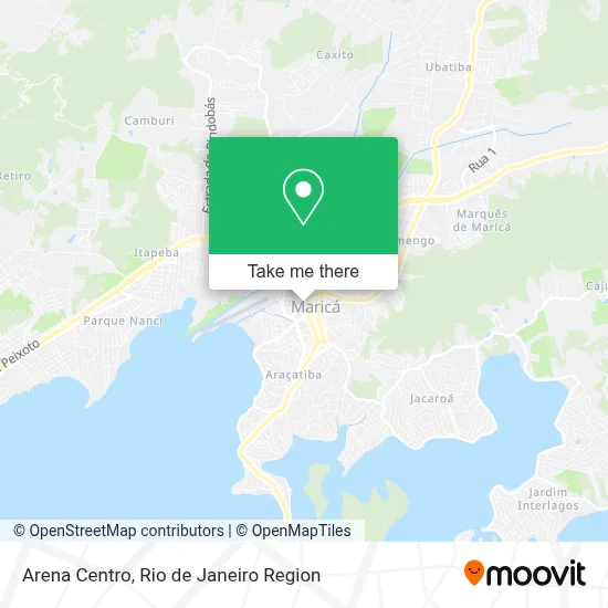 Arena Centro map
