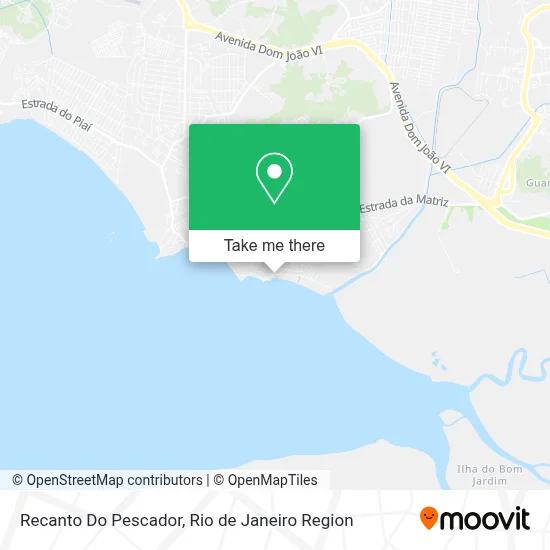 Recanto Do Pescador map