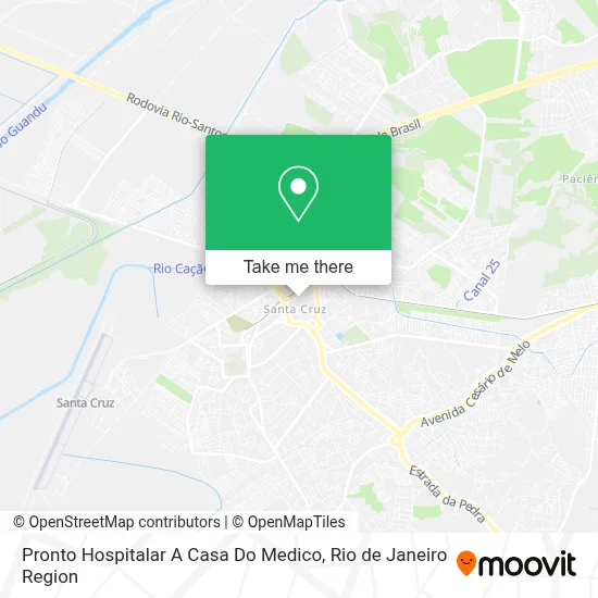 Pronto Hospitalar A Casa Do Medico map