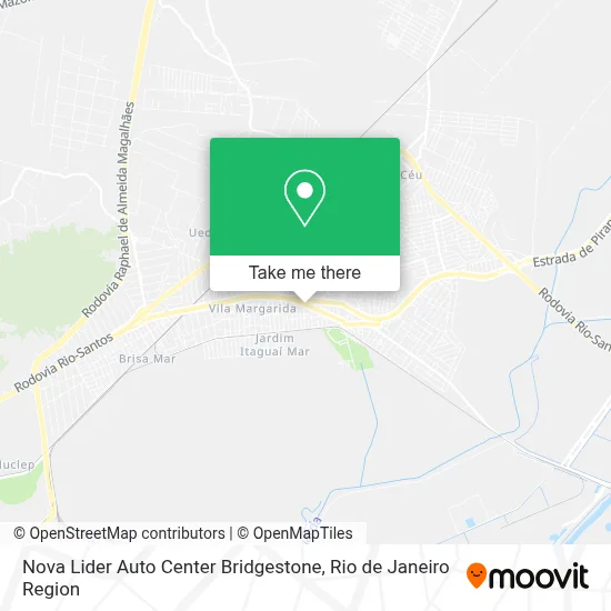 Nova Lider Auto Center Bridgestone map