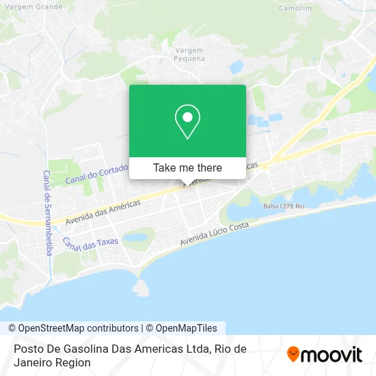 Posto De Gasolina Das Americas Ltda map