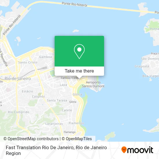 Fast Translation Rio De Janeiro map