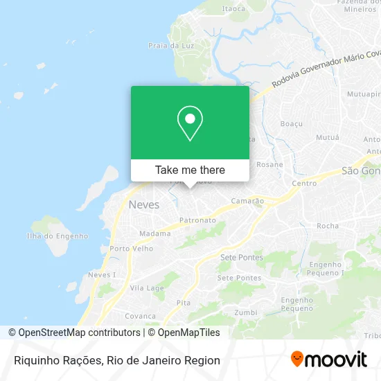 Riquinho Rações map