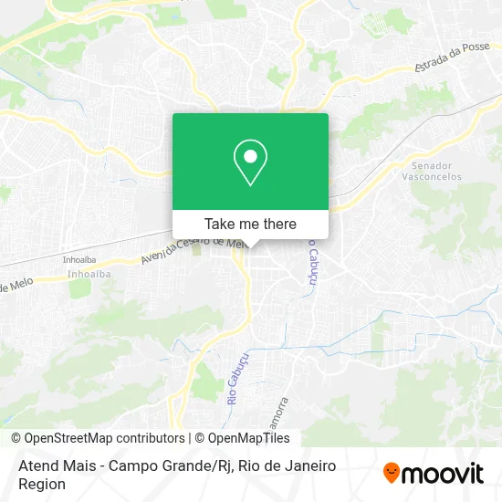 Atend Mais - Campo Grande/Rj map