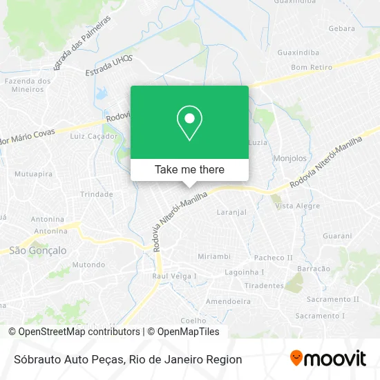 Sóbrauto Auto Peças map
