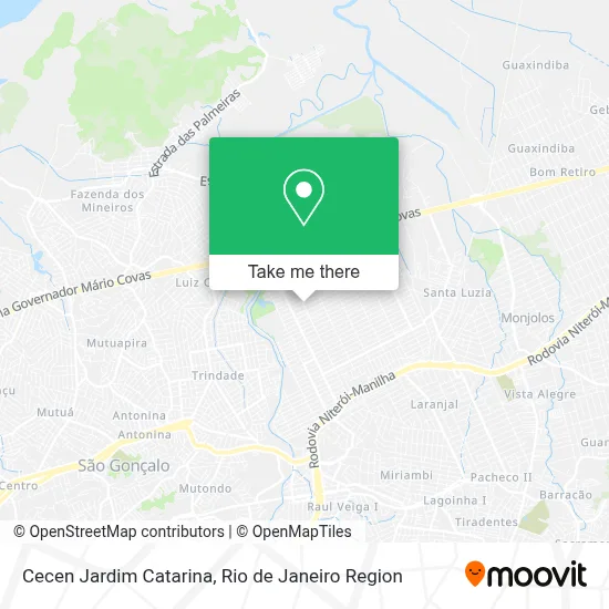 Cecen Jardim Catarina map