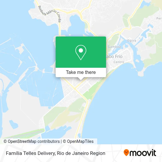 Família Telles Delivery map