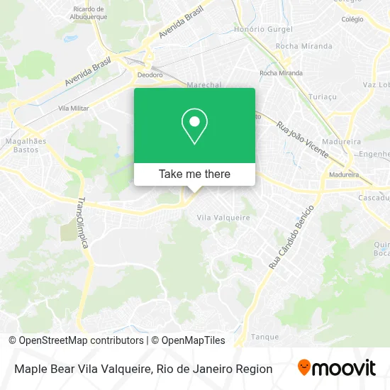 Maple Bear Vila Valqueire map