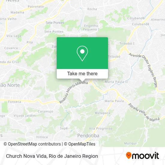 Church Nova Vida map