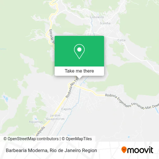Barbearia Moderna map