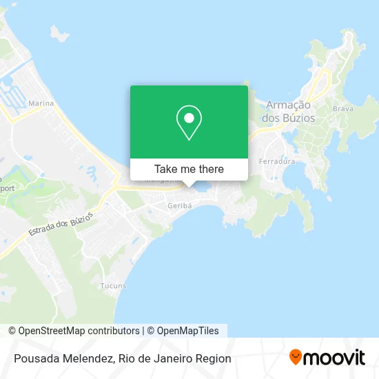 Pousada Melendez map