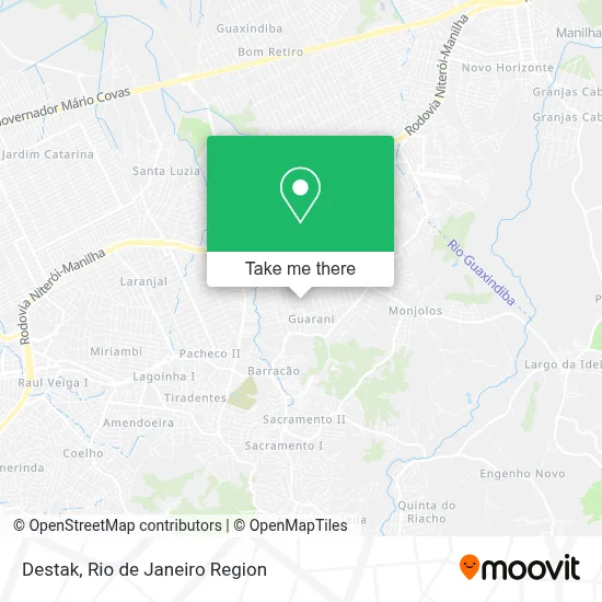Destak map