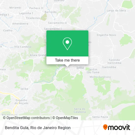 Bendita Gula map