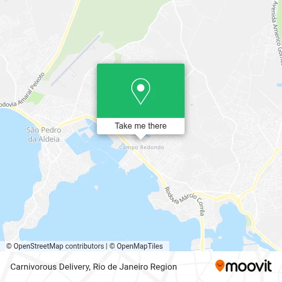Carnivorous Delivery map